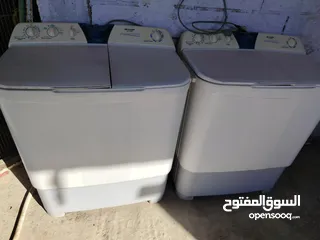  1 غساله حوضين