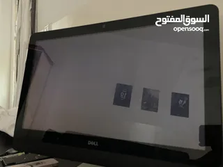  3 شاشة ديل و كومبيوتر في نفس الوقت متعددة الأستخدامات (نادرة وغير متوفره بكثره في الأردن)