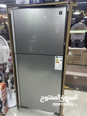  5 ثلاجه شارب سكوريت سلفر مميز انفرتر ++A سعر حرق