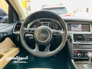  10 AED 1,230PM  AUDI Q7 3.0 S-LINE  SUPERCHARGED FULL OPTION  0% DOWNPAYMENT  GCC