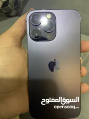  4 آيفون 14 برو ماكس بطاريه 89  256 جيجا حاله ممتازه  السعر 43000