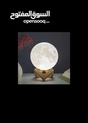  1 Moon Lamp LED Night Light Battery Powered