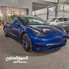  2 Tesla Model 3 2021 standard plus تسلا ستاندر بلس 2021