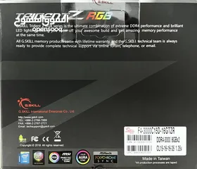  3 RAM G.SKILL TRIDENT Z PLATINUM DDR4 3000MHz C15 2x8GB (16GB)