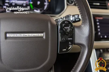  16 Range Rover Sport 2021 Hse Plug in hybrid  Black edition    السيارة وارد المانيا
