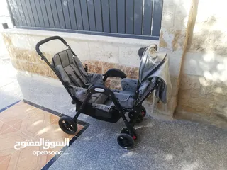  9 عرباية توأم ماركة safeplus في حالة ممتازة جدا