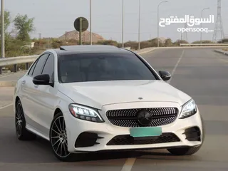  1 مرسدس بنز C 300 موديل 2019 AMG أصل بحاله الوكاله