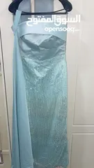  1 فستان عرس, blue, same as new
