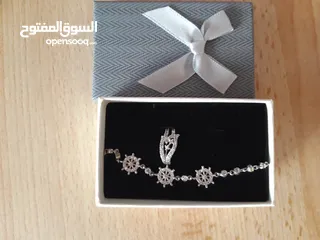  6 فضيات:اساور،سنسال،خواتم