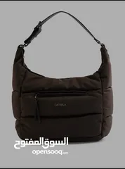  1 حقيبة يد لون بني