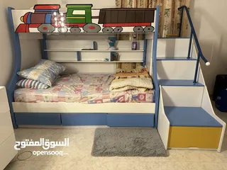  1 Bunk Bed with 2 mattress + 7 storage space for OMR 80 (Negotiable)