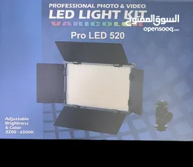  2 كشاف تصوير LED 520