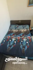  3 تخت كوين سايز مع فرشة