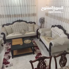  6 طقم كنب بحالة الوكالة استعمال 6 مرات