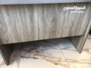  4 مكتب لون رمادي