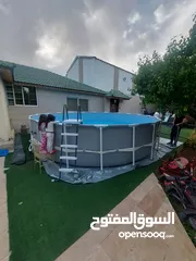 3 اكبر عرض وتحطيم للاسعار على مسبح انتكس INTEX SWIMMING Pool  بققطر 610سم وعمق رهيب 132سم