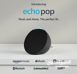  1 اليكسا السماعة الذكية احدث اصدار ( Echo Pop ) Amazon Alexa Echo Pop