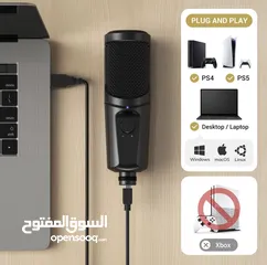  7 Brand New-Never Used! Tonor Pro Microphone (Mic) Audio Streaming Podcast Mic TC40 & Razer