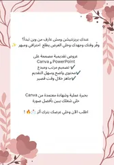  2 تصميم وعمل عروض تقديمية وبوسترات احترافية تترك انطباعاً مميزاً مع تصميم مبتكر على Canva وPowerPoint