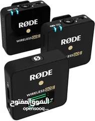  1 RODE Wireless Go II Dual Channel Wireless Microphones