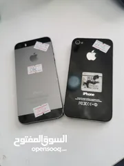  7 للبيع هواتف ابل ايفونات 5S و 4 حاله ممتازه