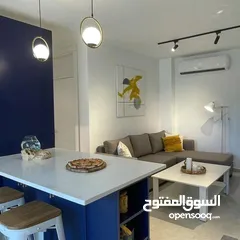  1 شقه مفروشه للايجار في رام الله النحتا