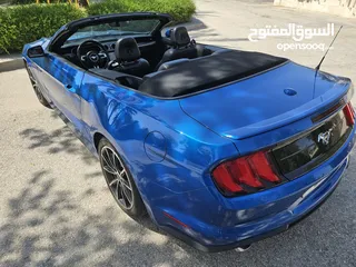  24 Mustang Black Interior, Blue Metalic Body, 2020 - 64 KM convertible