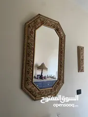  11 طاولة شاشة تلفزيون  اسود زجاج طبقات  من الامارات مرآة حائط