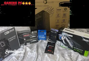  8 Brand New Gaming Pc With All Peripherals بيسي للألعاب والشغل جديد للبيع مع كامل ملحقاته