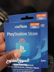  1 $50 PLAYSTATION GIFT CARD