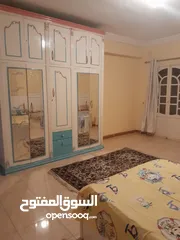 8 شقة مفروشة في زهراء المعادي المعراج السفلي موقع راقي و قريب للخدمات