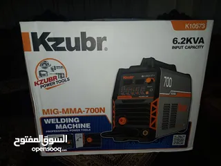  3 ماكينة لحام سي تو co2 mig خمسة كيلو نوع كازبر 700 امبير جديدة بكرتونتها غير مستخدمة للبيع على دفعتين