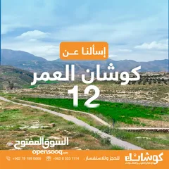  6 ارض للبيع 800م على شارعين من  المالك _ طريق الجامعة الالمانية _ حسبان _ مقابل بلدية حسبان الجديدة