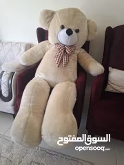  1 دبدوب كبير الحجم لون بيج