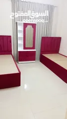  5 Brand New Single Bed With Mattress سرير مفرد مع فرشه جديد