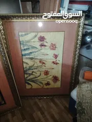  7 براويز بأشكال متعدده حجم كبير ممتاز للديكور وارد من الإمارات العربية المتحدة.