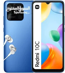  6 XIAOMI REDMI 10C ( 128GB ) / RAM 4 NEW /// شاومي ريدمي 10 سي ذاكرة 128 رام 4 الجديد