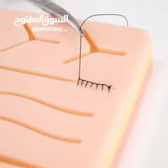  2 طقم ممارسة خياطة طلاب الطب ، طقم خياطة جراحية للتدريب على الخياطة