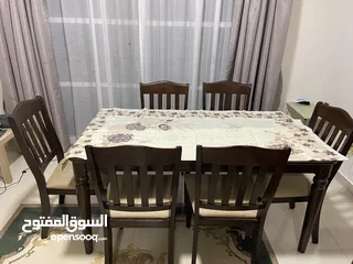  1 6 seater Wooden Dining Table