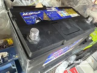  2 بطارية 90ah مستعمل تاريخ جديد