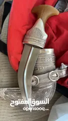  4 خنجر عمانيه تكاسير صوغ جميل  قرنٍ شبيه الزراف