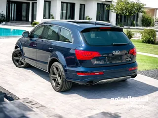  6 AED 1,230PM  AUDI Q7 3.0 S-LINE  SUPERCHARGED FULL OPTION  0% DOWNPAYMENT  GCC