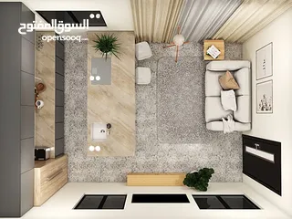  3 تصميم 3D داخلي و خارجي