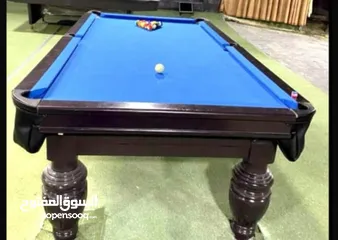  1 تركيب وتنجيد كافة طاولات البلياردو والسنوكر