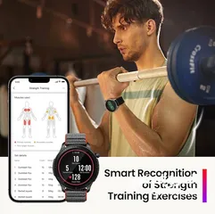  3 Amazfit GTR 4 Smart Watch for Men Android iPhone,Black, Superspeed Black