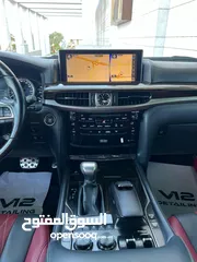  19 للبيع لكزس570 LX موديل 2019 رقم1 فول سوبر سبوت كراسي بلاك اديشن السياره