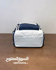  8 BACK PACK (BLUE AND WHITE)