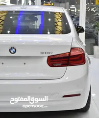  8 BMW 318i ( 2017 Model ) in White Color GCC Specs