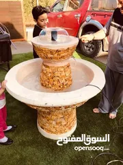  20 نوافير وشلالات مصنعوعه من ألاسمنت والحديد بأسعار و أشكال وأنواع مختلفة تناسب  الجميع  للتواصل واتساب