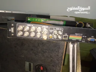  9 اجهزة DVR عدد 2 للاستفاده منهم قطع الكل  5 دنانير